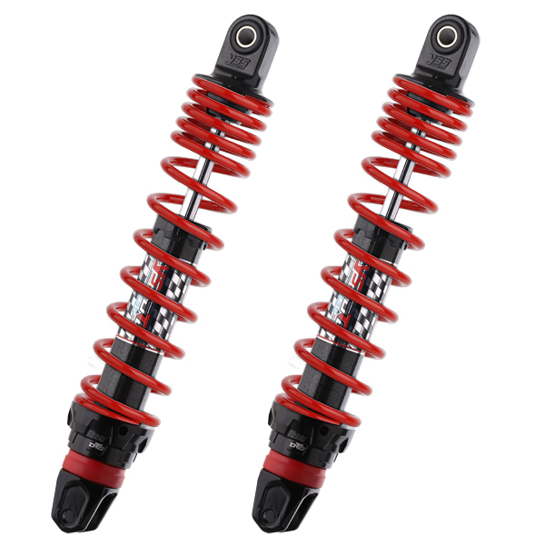 YSS Hybrid DTG schokbrekerset 400mm rood Honda Forza SH300i SH350