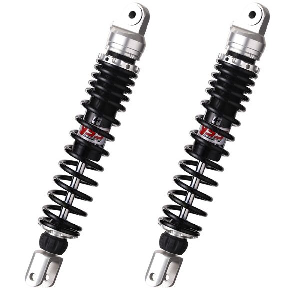 schokbrekerset yss hybrid DTG maxi scooter dtg honda 400/600 420mm zwart silver wing