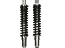 Schokbrekerset MDI 310mm zwart chroom voor Honda MB en MT brommer