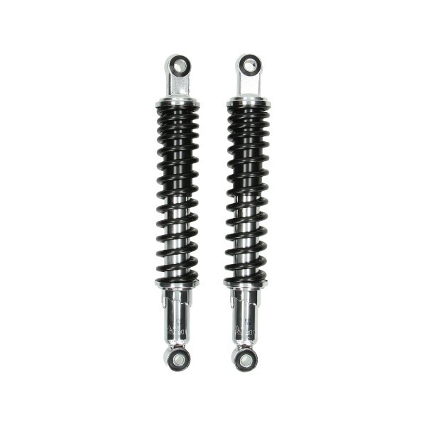 schokbrekerset A-kwaliteit MDI 310mm zwart/chroom mb