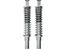 DMP schokbrekerset 335mm chroom voor Honda MB en MT brommer