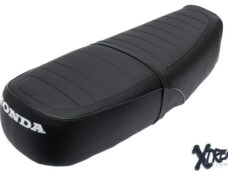 Black buddy seat for Honda SS50 moped made in EU