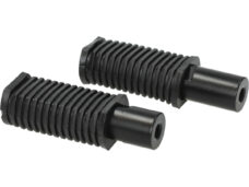 Juego de estriberas negras para ciclomotor Honda Wallaroo fabricado en la UE