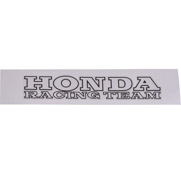 Sticker racing team wit/zwart — geschikt voor Honda
