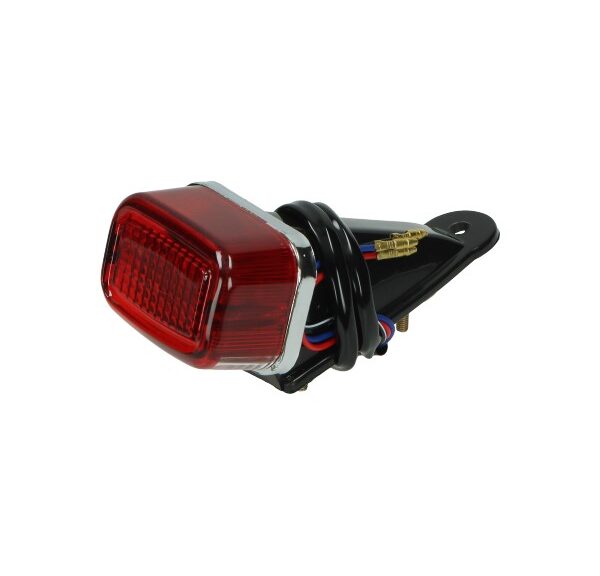 Achterlicht DMP trial universeel zwart bromfiets