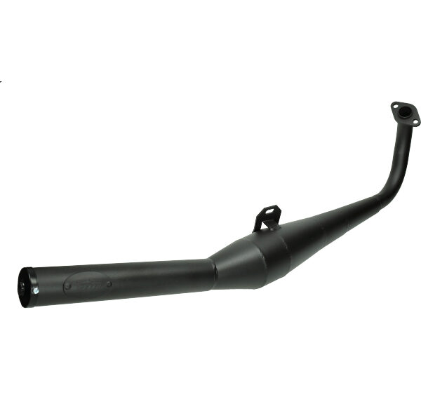 Uitlaat bullet race Evo-1 zwart — geschikt voor Honda mb5