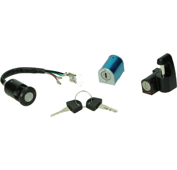 Contactslot set nt +stuur en helmslot 3-delig mt