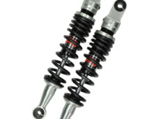 Juego de amortiguadores YSS Eco-Line de 335 mm en color negro para ciclomotores Honda MB5 y MB8.