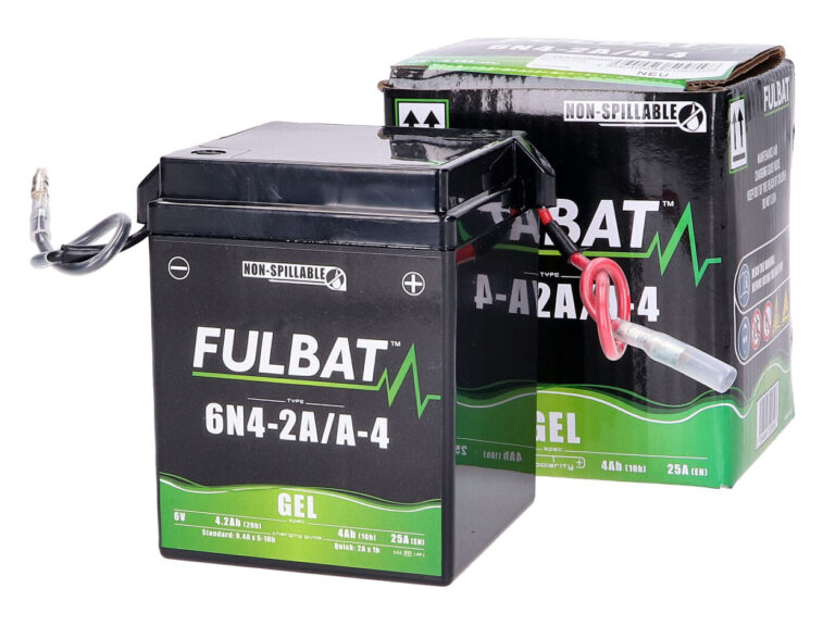 Gel accu 6N4-2A/A-4 4Ah voor Honda MB en MT brommer