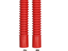 Voorvorkrubberset 340mm rood voor Honda MTX MB MT brommer