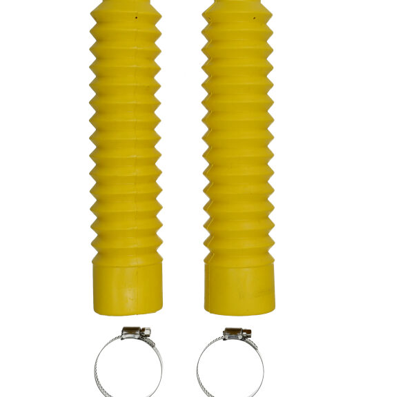 Voorvorkrubberset 250mm geel voor Honda MB en MT brommer
