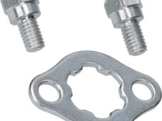 Juego de placas de retención del piñón delantero con tornillo para Honda MB8 MT MTX MTX80