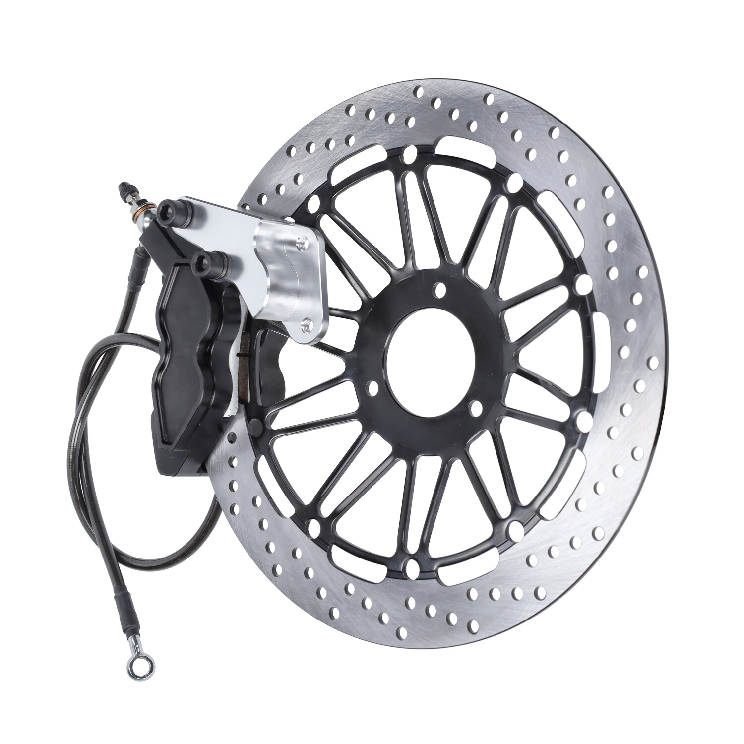 DMP oversized remschijf 300mm met 4-zuiger remklauw voor Honda MB5 en MB8
