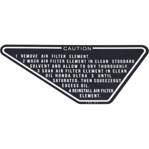 Zwarte accudeksel sticker voor Honda MB5 brommer