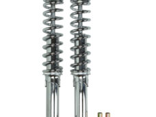 Fast-Arrow chromen schokbrekerset 290mm voor Puch Maxi en Tomos