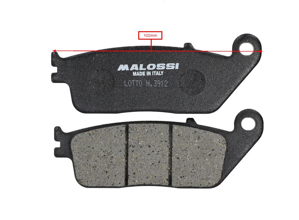 Remblokset Malossi Mhr Synthetisch Voor Bmw C 650 En Honda Adv 350 - Afbeelding 2