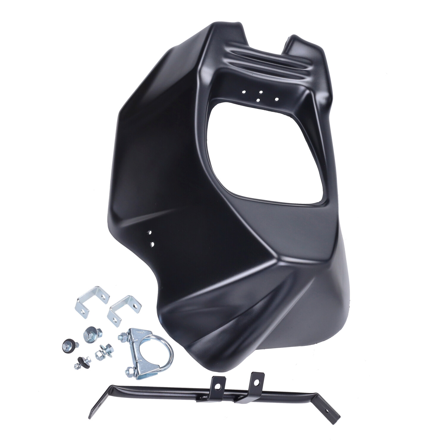 Zwarte onderkuip Speed 7 met montageset voor Honda MB50 en MB80