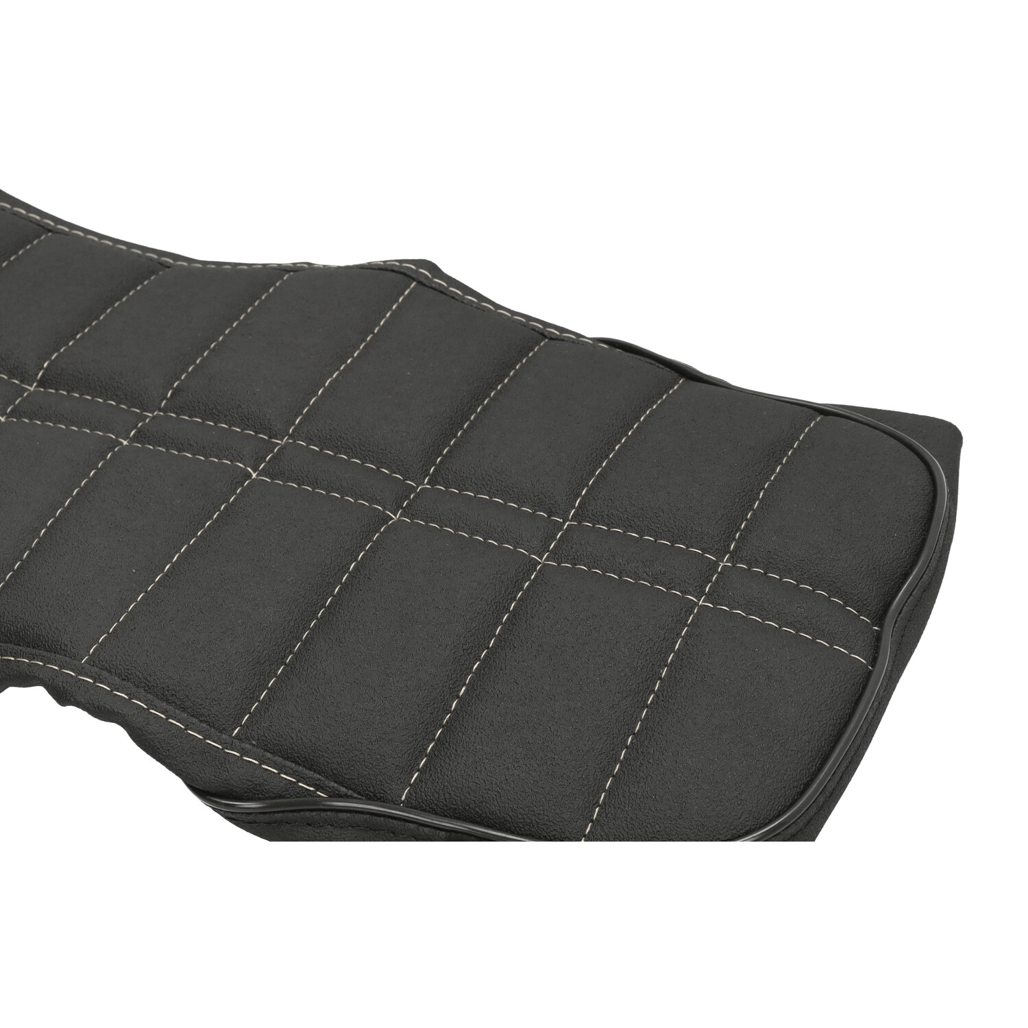 Buddydek Regia Zwart/wit Met Wit Stiksel Voor Honda Mb - Afbeelding 4