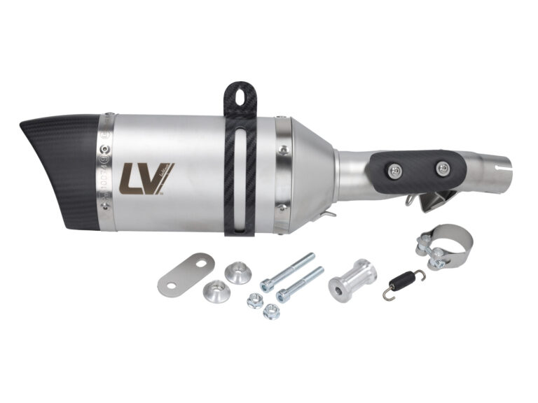Uitlaat LeoVince /5/5+ slip-on LV Pro RVS — geschikt voor Honda Forza 750
