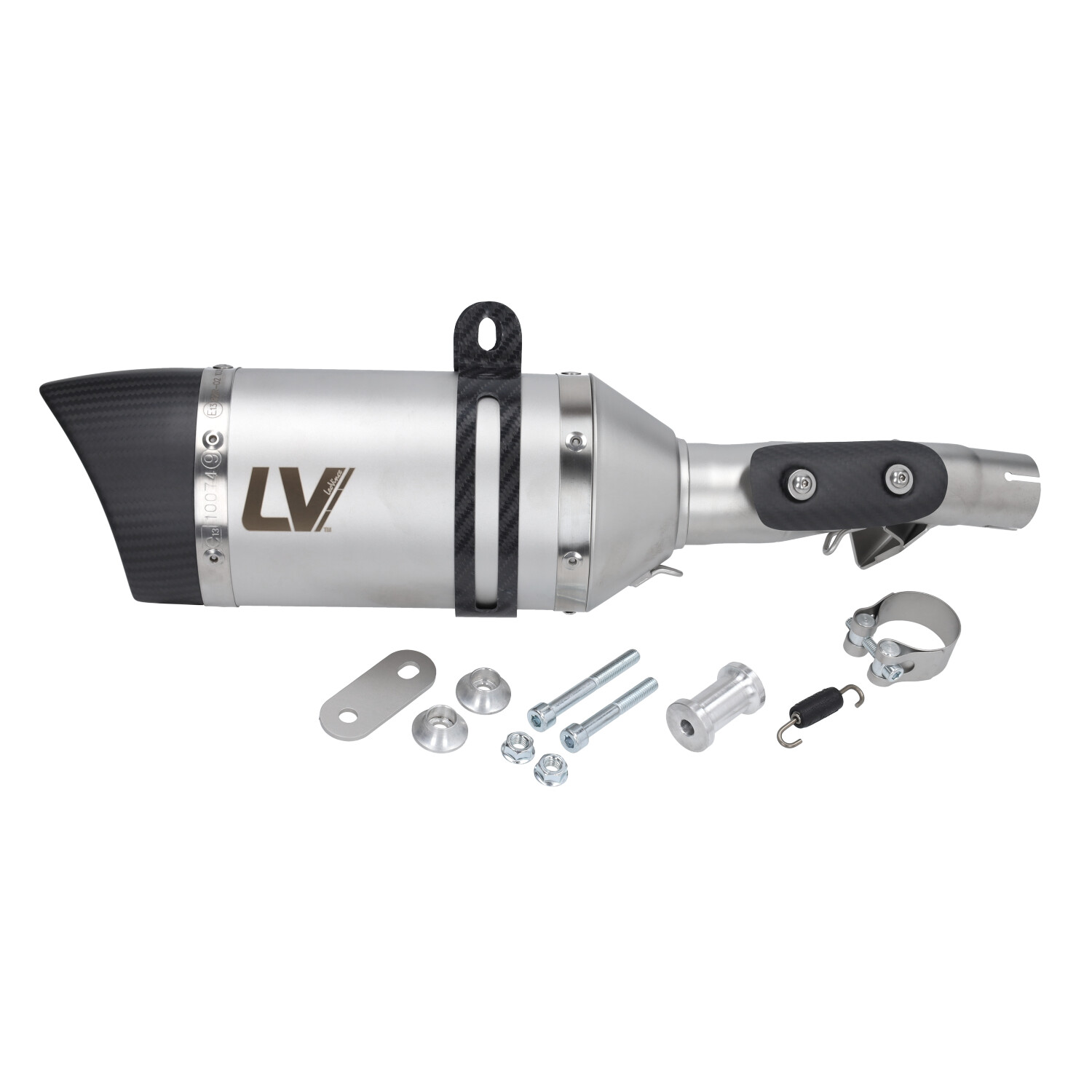 LeoVince LV Pro RVS slip-on uitlaat Honda Forza 750 en X-ADV 750