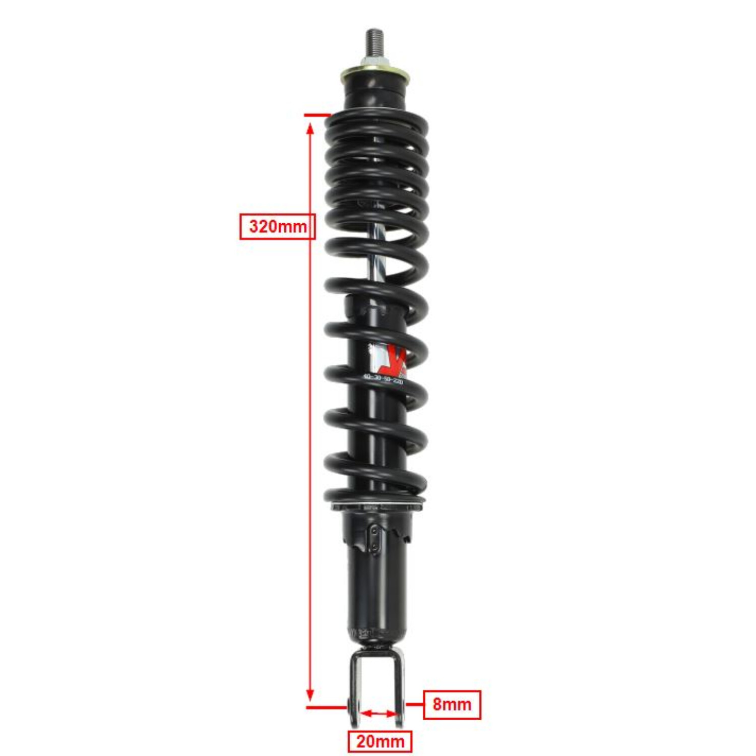 Schokbreker Achter Yss Hydraulisch 320mm Voor Honda X8r 1998-2004 - Afbeelding 2