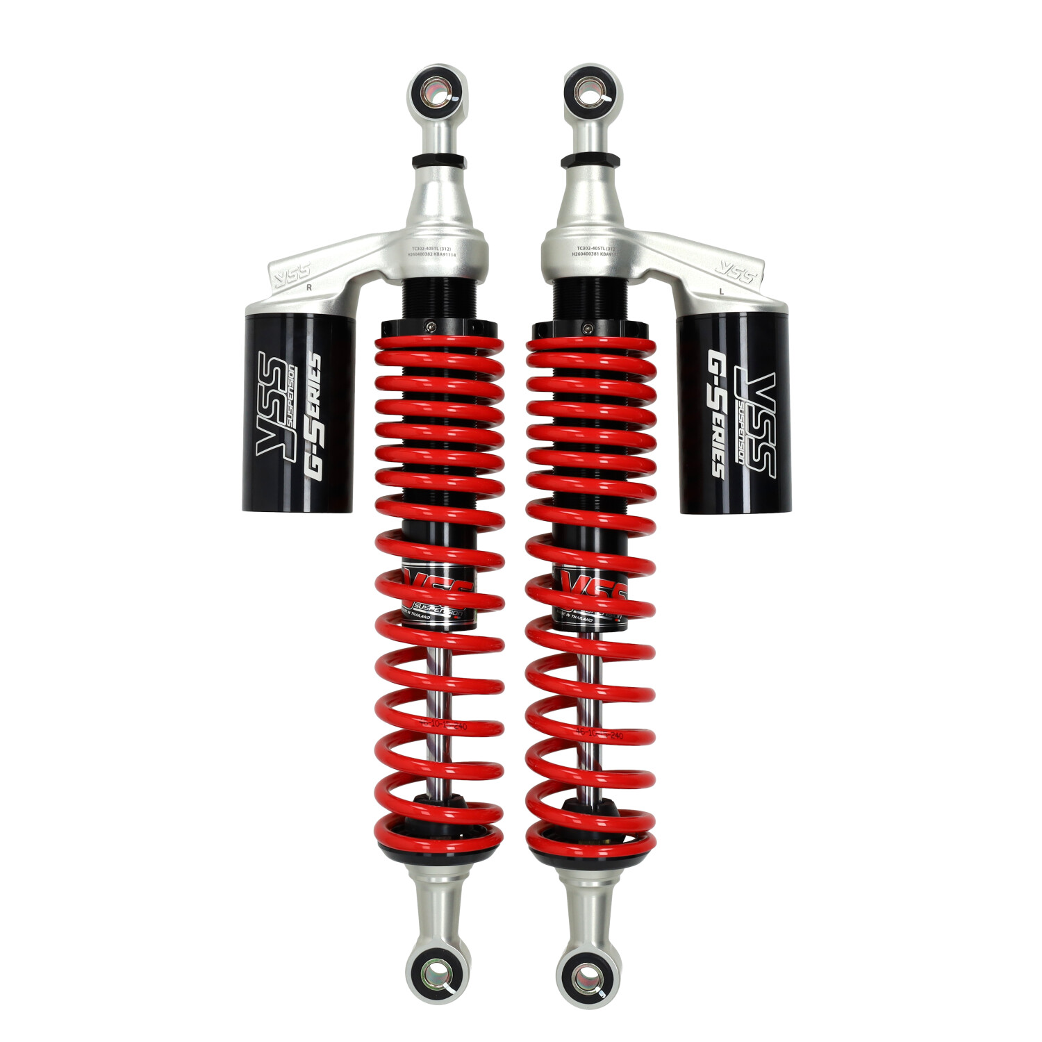 YSS G-Plus achterschokbrekerset 405mm voor Honda Forza 250