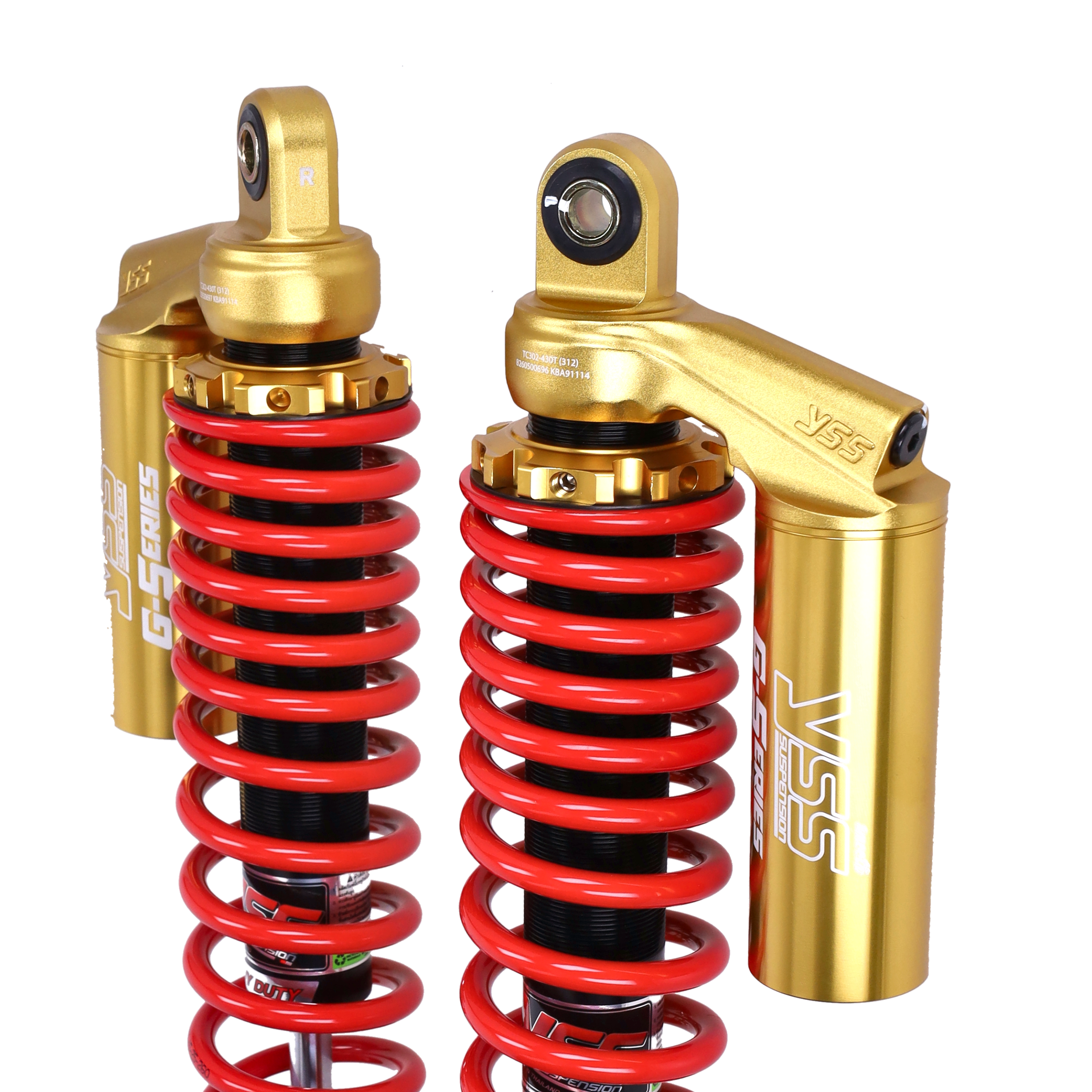 Schokbrekerset Yss Achter Hydraulisch G-series Gold Voor Honda Forza 300 / 350 - Afbeelding 4