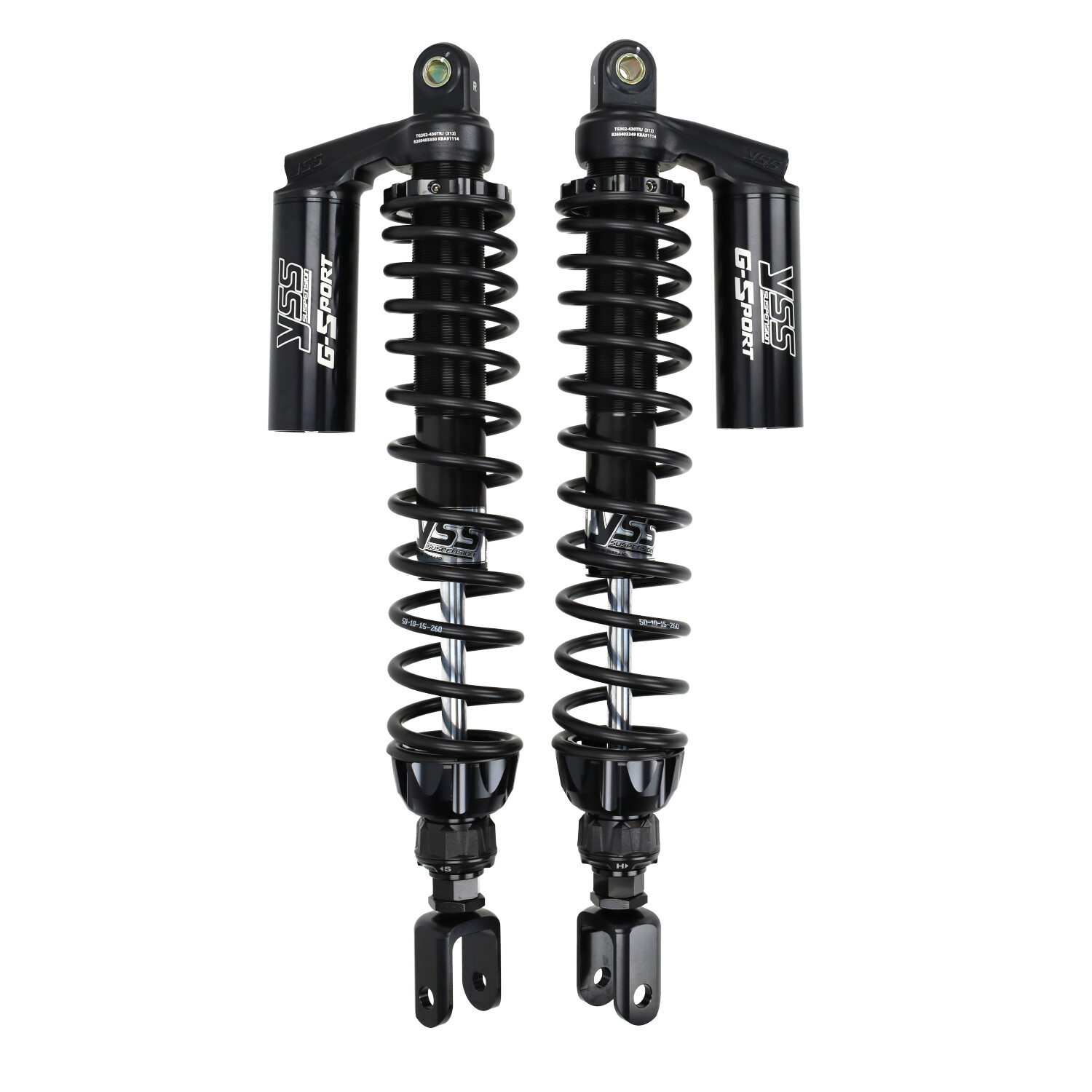 YSS G-Sport Black Edition achterschokbrekerset voor Honda Forza 300 en 350