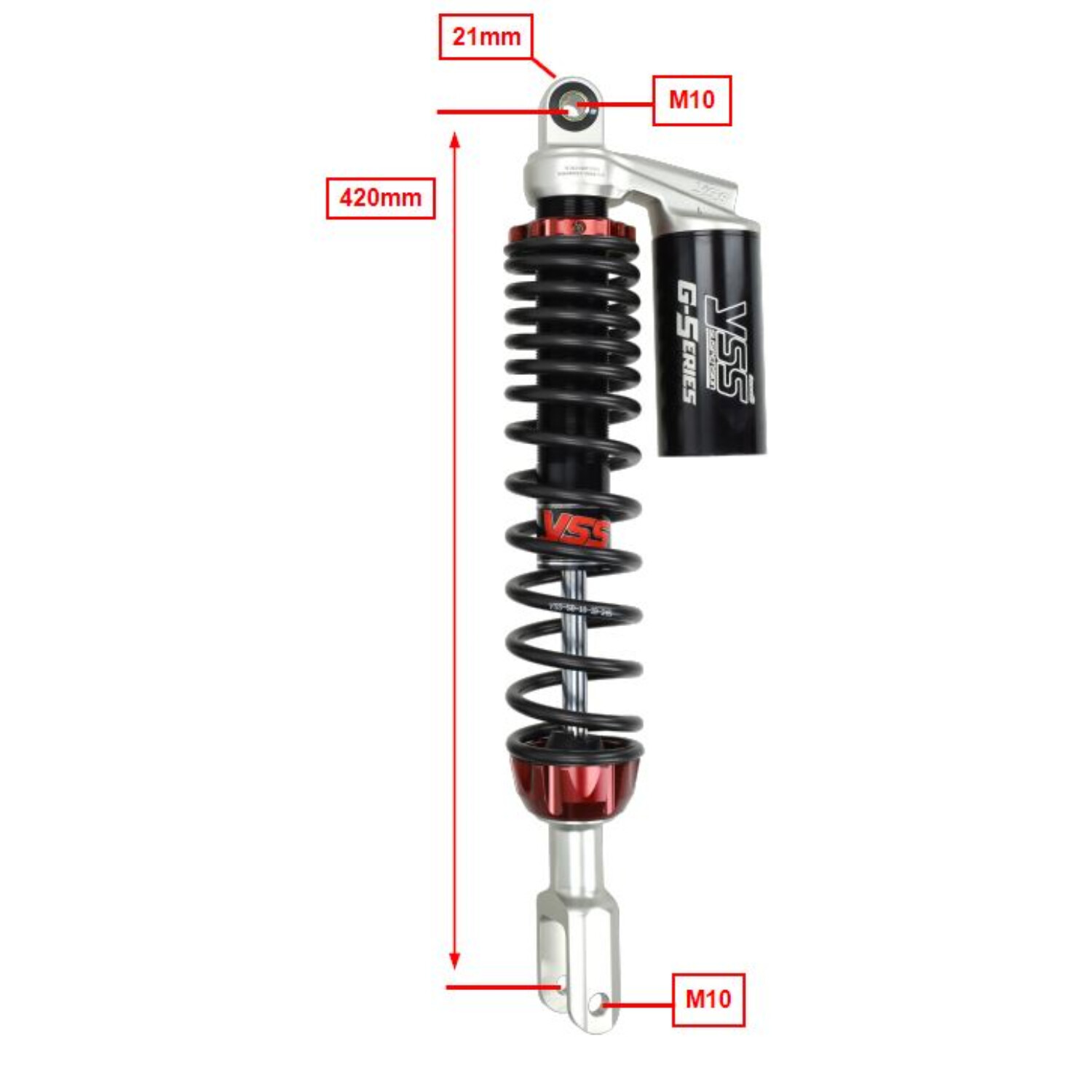 Schokbrekerset Yss Achteraan Hydraulisch Voor Honda Adv350 (vanaf 2022) - Afbeelding 2