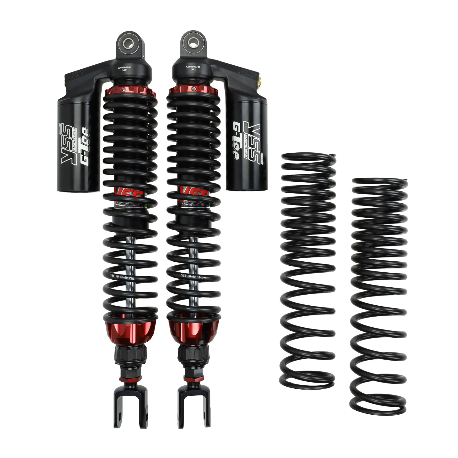 YSS achterschokbrekerset G-Top Black Series voor Honda ADV350