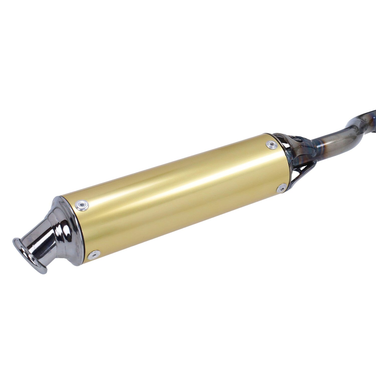 Uitlaat Tecno Circuit Blank/goud Voor Honda Camino - Afbeelding 5