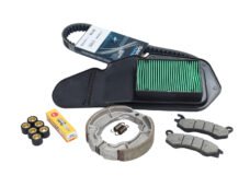 Onderhoudskit met luchtfilter bougie riem en rollers voor Honda PCX 125