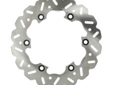 Disco de freio Malossi Wave de 6 furos, dianteiro, 256 mm, para motos de 125 a 350 cc (adv350).