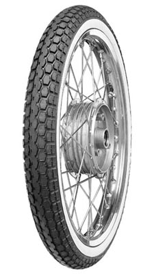 Buitenband continental TT white wall kks10ww 200x19