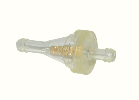 Benzinefilter DMP rond 6mm transparant