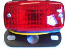 achterlicht guia + steun klein rood bromfiets