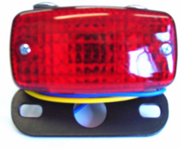 achterlicht guia met bevestigingsset klein (made in EU) bromfiets