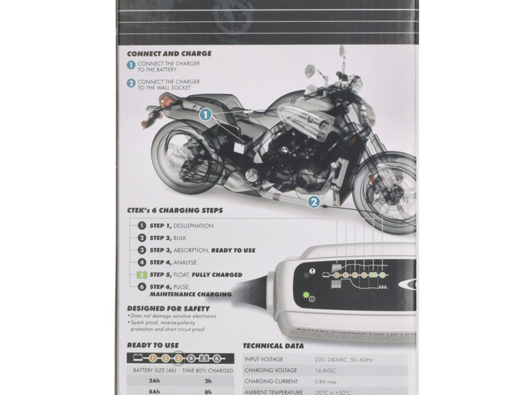 Acculader Ctek 12v Compleet Met Kabels Xs 0.8.
