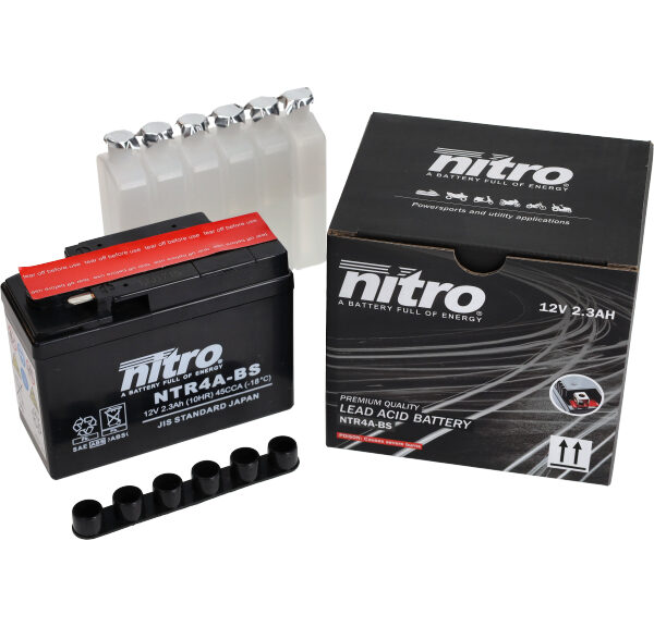 Accu nitro ntr4a-bs/ytr4a-bs 12v 2.3amp bali