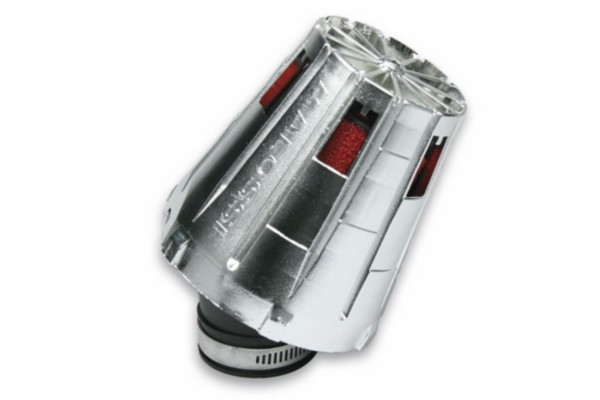 powerfilter malossi 45 graden universeel conisch diameter 38mm phva phbn E5 chroom 047593.w0