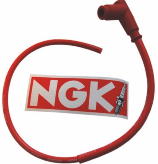 bougiekap ngk + kabel silicone race rood universeel cr4