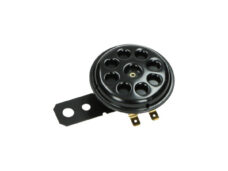 Claxon DMP 6v gelijk universeel 70mm zwart bromfiets