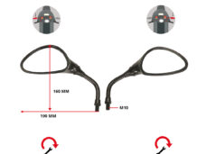 Spiegelset Dmp Kort Sport M10 Carbon