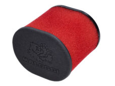 Powerfilter Malossi Ovaal Recht Diameter 42-50-58.5mm Foam Red Filter E15 0413434