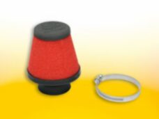 powerfilter malossi recht universeel conisch diameter 32-38mm foam red filter e17 0413537