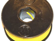 Electrisch draad 30m geel per rol