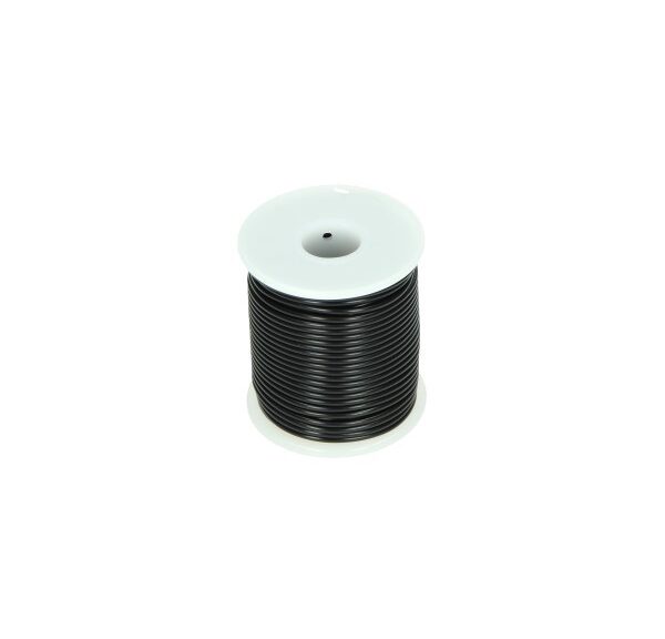 electrisch draad 30m zwart per rol