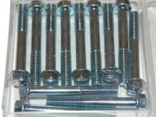 Bout zeskant 8mm kop flens m6x45mm