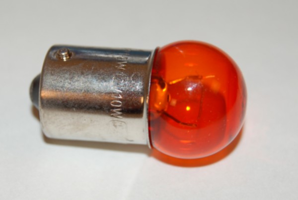 lamp 12V 10W o.a. bau15 oranje 1pcs agility
