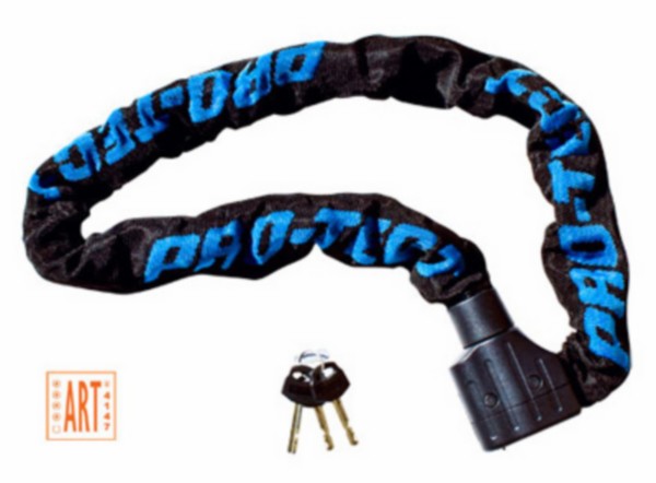 kettingslot pro-tect art 4-sterren + vaste kop sapphire 120cm 419270